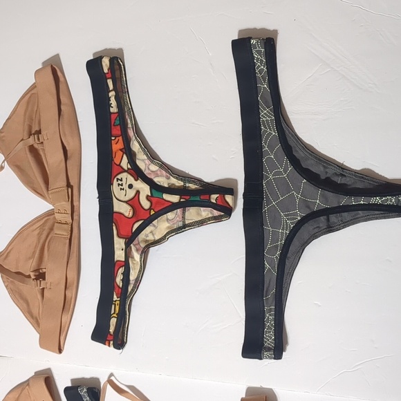 NEW MeUndies underwear 8 lot  women size Small 4 bralette's & 4 thongs - Picture 9 of 12